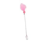 ＡＷＨＡＯ Feather Bell Cat Toy for Chasing and Exercise Activities, Pink