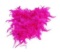Feather Boa, 2 Metres Long, Turkey Feather, Craft Decoration (Pink)