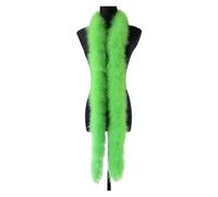 Feather Boa 2Yard Pink Turkey Feather Boa 50Gram Fluffy White Plume Scarf Shawl for Wedding Costume Trim Accessories(10 Apple Green)