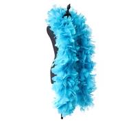 Feather Boa Black Turkey Feather Boa Fluffy Feathers Scarf for Cosplay Costume Clothing Shawl Decor(Color29)