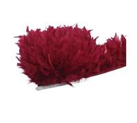 Feather Boa Colored Fluffy Turkey Feathers Trim Tassel Fringe Ribbon Marabou Feather Tape Boa Sewing Costume Clothing Accessories Decoration(Color5,1 Meter)