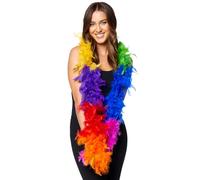 Feather Boa Deluxe - Rainbow