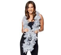 Feather Boa Deluxe - Silver