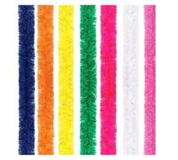 Feather Boa Feather Boas Fluffy Decor DIY Craft Wedding Scarf for Costume Dress Tea Party Supplies(9 color mix,5pcs)
