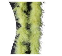 Feather Boa Fluffy Marabou Feather Boa Turkey Feathers DIY Craft Sewing Trim Hat Costume Decor Home Wedding Party Accessories(Green1,10pcs 11g)
