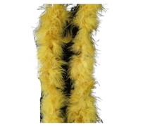 Feather Boa Fluffy Marabou Feather Boa Turkey Feathers DIY Craft Sewing Trim Hat Costume Decor Home Wedding Party Accessories(Ginger,10pcs 11g)