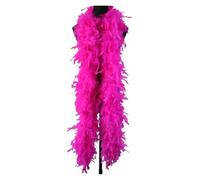 Feather Boa Fluffy Turkey Feather Boa Feathers Shawl Scarf for Party Dress Clothes Decoration(Rose,90g)