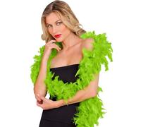 Feather Boa Small 180cm Lime Green Accessory for 20s 30s Dancing Flapper Moll Fancy Dress