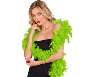 Feather Boa Small 180cm Lime Green Accessory for 20s 30s Dancing Flapper Moll Fancy Dress