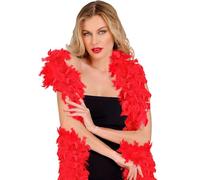 Feather Boa Small 180cm Red Accessory for 20s 30s Dancing Flapper Moll Fancy Dress