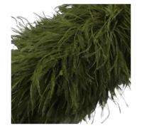 Feather Boa White Black Ostrich Feathers Boa Fluffy Plumes for Wedding Clothes Shawl BAG Decoration Sewing Crafts(Color 23)