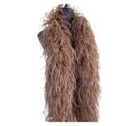 Feather Boa White Black Ostrich Feathers Boa Fluffy Plumes for Wedding Clothes Shawl BAG Decoration Sewing Crafts(Color 26)
