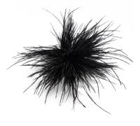 Feather Brooch Dainty Flower Oversized Floral Lapel Pin for Women Men 16cm Fabric Corsage for Shawl Dress Suit Wedding Party Dance Banquet Accessory Statement Fashion Jewellery