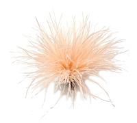 Feather Brooch Feathers Corsages Cloth Decorations Ostrich Feather Material Brooch Pins Feather Lapel Pins for Woman Men