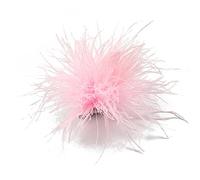 Feather Brooch Feathers Corsages Cloth Decorations Ostrich Feather Material Brooch Pins Feather Lapel Pins for Woman Men