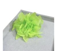 Feather brooch Retro Large Feather Women's Brooch Chest Flower Pin Dress Hat Decoration Corsage Wedding fascinators for women(Green 2)