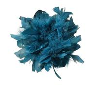 Feather Corsage 20CM Colorful Feather Large Brooch For Women Lady Handmade Luxury Lapel Pins Party Jewelry Accessories(Color 04)