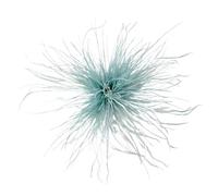 Feather Corsage Ostrich Feather Brooch Colorful Lapel Pins Scarf Clips For Women Men Luxury Clothing Jewelry Accessories(Brown)