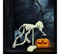Feather Crow Bird for Halloween Skeleton Model DIY Assembling Dinosaur Skeleton Children’ s Assembly Toy. Halloween Man Figurines (A, One Size)