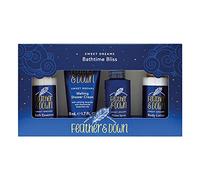 Feather & Down Sweet Dream Bathtime Bliss Gift Set, 200 ml - Create a relaxing bathroom sanctuary - Includes Sweet Dream Pillow Spray, Shower Cream, B