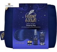 Feather & Down Sleeping Bag Gift Set (luxury eye mask, sleep balm, pillow...