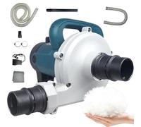 Feather Down Stuffing Machine Dust Sucking Machine, Electric Down Filling Machine, 2in1 Blowing and Sucking Dual-Purpose Down Machine with Foot Control Switch, 6 Speed Adjustment