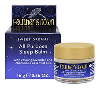 Feather & Down Sweet Dream All-Purpose Sleep Balm (16g) - With Calming Lavender And Chamomile Essential Oils To Encourage A Restful Night's Sleep. Vegan Friendly & Cruelty Free.