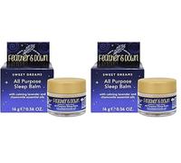 Feather & Down Sweet Dream All-Purpose Sleep Balm (16g) - With Calming Lavender And Chamomile Essential Oils To Encourage A Restful Night's Sleep. Vegan Friendly & Cruelty Free. (Pack of 2)