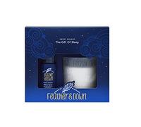 Feather & Down Sweet Dream Gift of Sleep (50ml Pillow Spray & 140g Calming Candle) Lavender Chamomile Essential Oils, Mother's Day Gift Set
