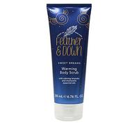 Feather & Down Warming Body Scrub (200ml) - With Calming Lavender & Chamomile Essential Oils. Exfoliates & Gently Warms Tired Muscles. Relieving Tensions from the day.