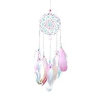 Feather Dream Catcher Dream Catcher Handmade Dream Catcher Large Wall Hanging Decoration Ornament Pink Decorative Ornaments Clever