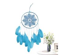 Feather Dream Catcher - Feathers Dream-Catcher Net | Handmade Lace Dream Catcher | Feather Bead Wall Hanging Boho Woven Art Ornament | Room Home Decor, Valentine for Friends, Women, Girls