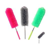 Feather Duster, Dusting Brushes with Telescoping Pole Wahsable Bendable Microfiber Duster for Home Car Office 3packs
