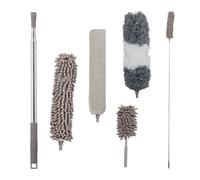 Feather duster Extendable Cleaning Tool Telescopic Brush Kit washable 2.5 m