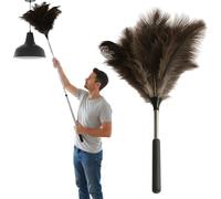 Feather Duster Extendable, Extendable Feather Duster, Long Handled Duster, Fan, Blind Cleaning, Reusable Household Cleaning Tool