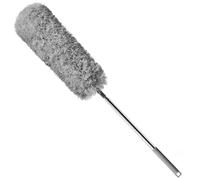 Feather duster microfiber dust catcher telescopic handle bendable removable