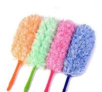 Feather Duster Microfiber Duster for Cleaning (1 Pcs) Hand Duster Non Slip Plastic Handle Durable Design Comfortable Washable Dusters for Cleaning High Ceiling Fans Cars Blinds Cobweb Assorted Colors