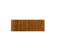 Feather Edge Fence Panel 6X2Ft Pack Of 3 (Brown)