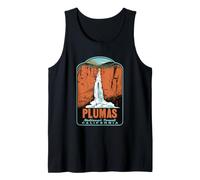 Feather Falls Plumas National Forest California Retro Hiking Tank Top