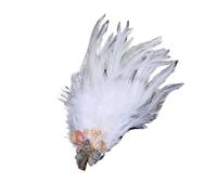 Feather Flower Brooch Vintage Atmospheric Crystal Feather Brooch Luxury Elegant Corsage Pin Banquet Accessories Jewelry(Color-04)