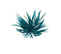 Feather Flower Brooch Women's Jewelry Accessories Pin Accessories Corsage(Green)