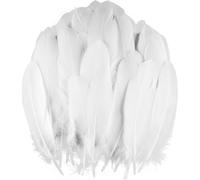 Feather for Crafts, 50 Pcs 6-8inch Colorful Feathers for DIY Crafts, Gift Box Fillers, Wedding, Party, Decorations