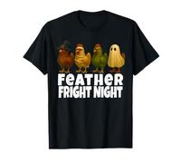 Feather Fright Night Funny Chicken Halloween Family Matching T-Shirt