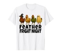 Feather Fright Night Funny Chicken Halloween Family Matching T-Shirt