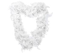 Feather Garland Christmas Decoration - Pack Of 1 - White Festive Feather Tinsel Boa Perfect For Christmas Tree Decorations