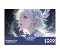 Feather Girl 1000 Piece Puzzles Square Puzzles for Adults And Kids, Vibrant Imagery Educational Toys for Toddlers 38x26cm/1000pcs