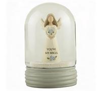 Feather & Grace Angel Snow Globe Keepsake Ornament with Resin Figurine - ‘You’re My Angel’ Sentimental Gift Collectible