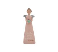 Feather & Grace Birth Angel Hand Painted Decorative Figurine Resin with January | Pefect Decortation for Living Room, Bookshelf, Desk | Gift for friend & family - Multicolor