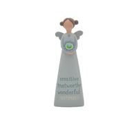 Feather & Grace Birth Angel Hand Painted Decorative Figurine Resin with September | Pefect Decortation for Living Room, Bookshelf, Desk | Gift for friend & family - Multicolor