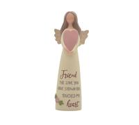 Feather & Grace Decorative Friend Angel Figurine Resin with The Love You Have Shown Message | Pefect Decortation for Living Room, Bookshelf, Desk | Gift for friend & family